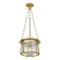 Z-Lite Cape Harbor Pendant, 1-Light, 13 In.W x 9 In.H, Rubbed Brass/Water hammered 7503P13-RB - alternate 2